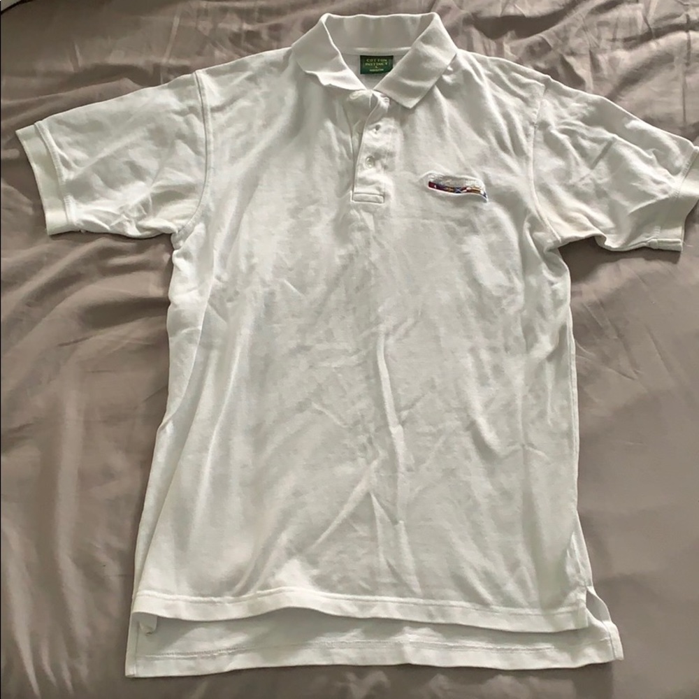 White Bermuda Collared Golf Shirt